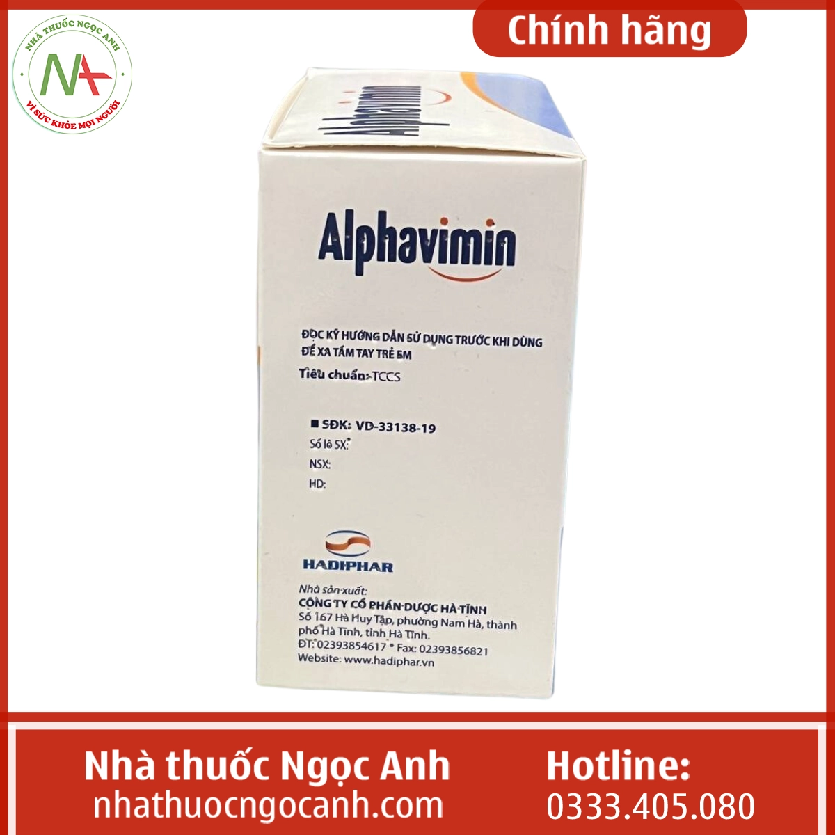 Hộp thuốc Siro Alphavimin