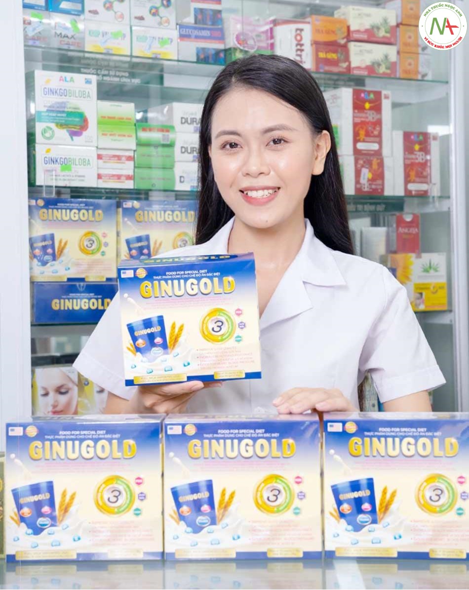 Sữa ngủ ngon GinuGold có bán tại nhiều nhà thuốc, quầy thuốc