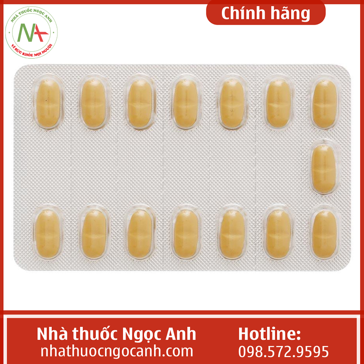 Vỉ thuốc Tebonin 120mg