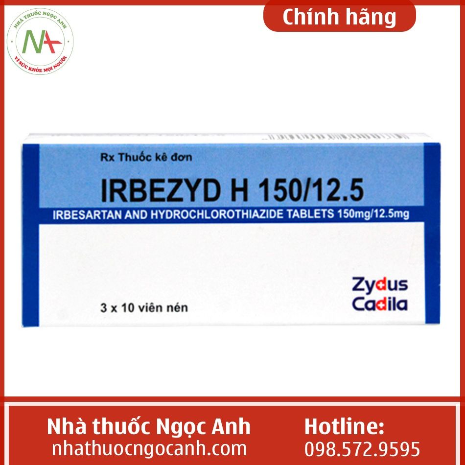 Thuốc Irbezyd H 150 mg/12,5 mg