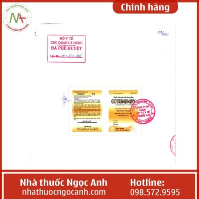 Thuốc cốm pha hỗn dịch Cotrimbaby
