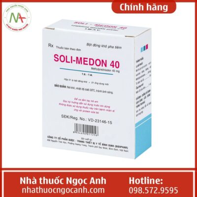 Thuốc tiêm Soli-medon 40