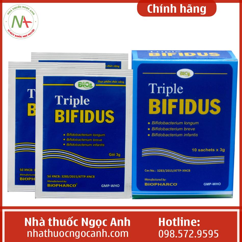 Thuốc Triple Bifidus có tác dụng gì, giá bao nhiêu, mua ở đâu?