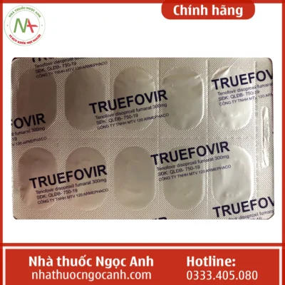 Vỉ thuốc Truefovir 300mg