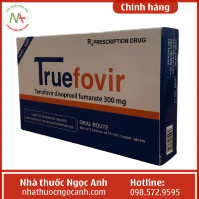 Hộp thuốc Truefovir 300mg