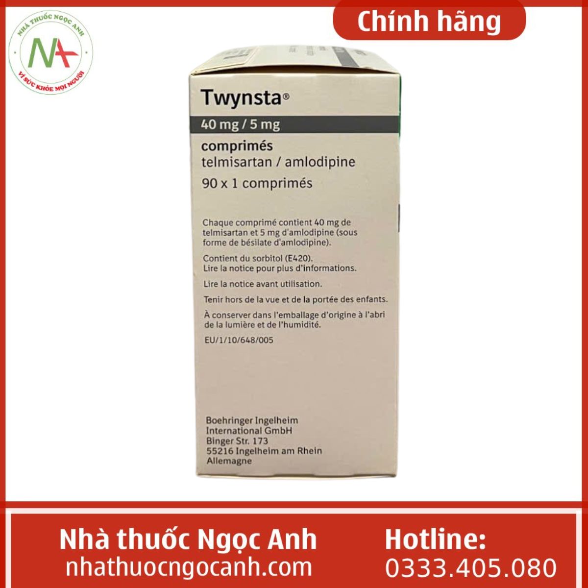 Twynsta 40mg/5mg