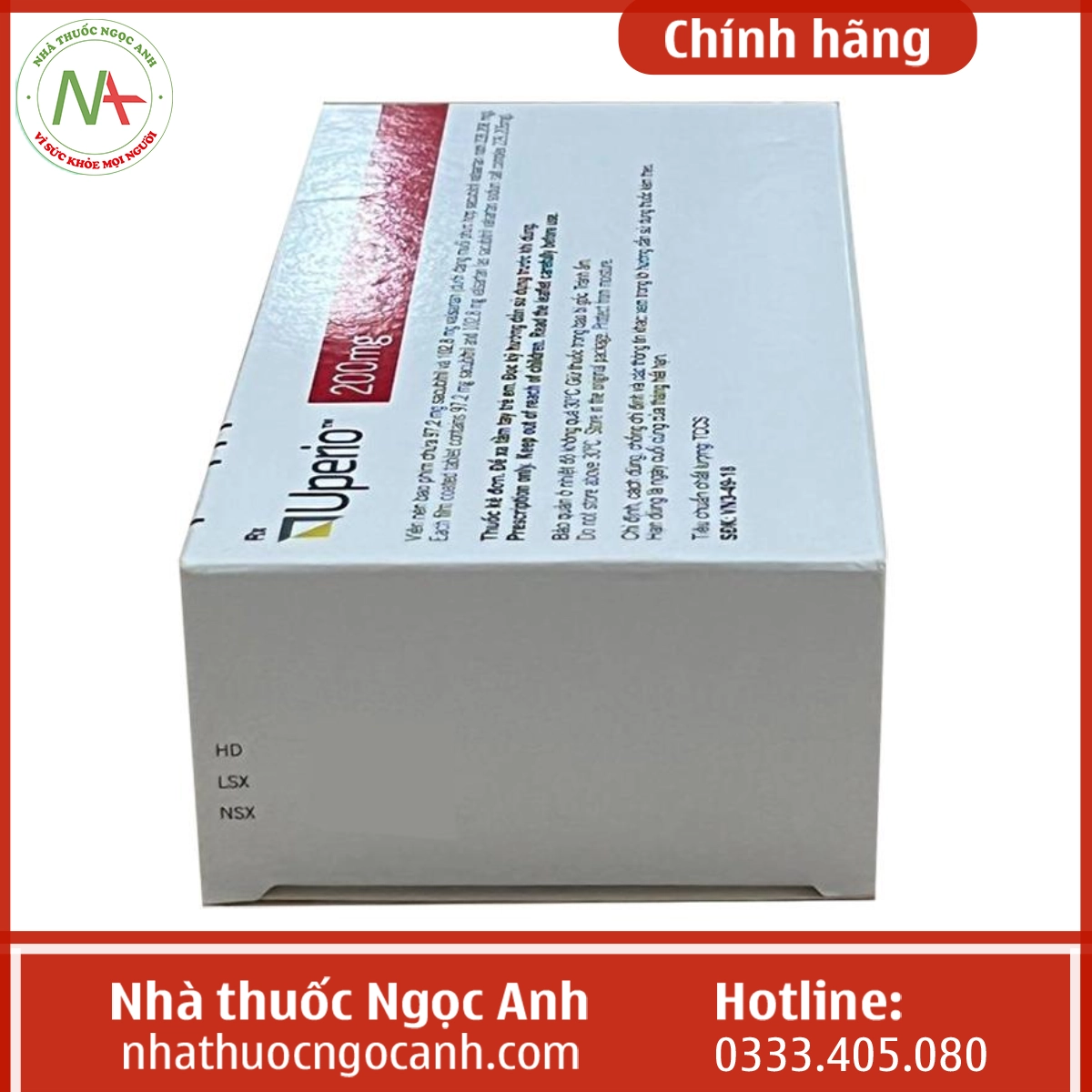 Hộp thuốc Uperio 200mg