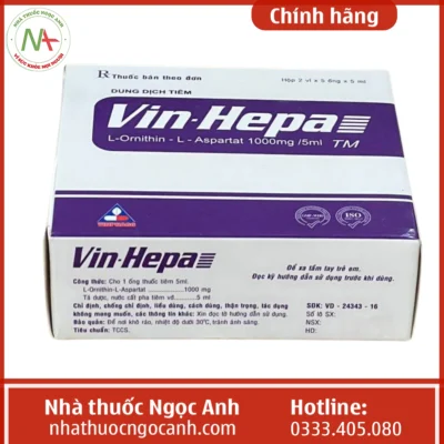 Hộp thuốc Vin-Hepa 1000mg/5ml