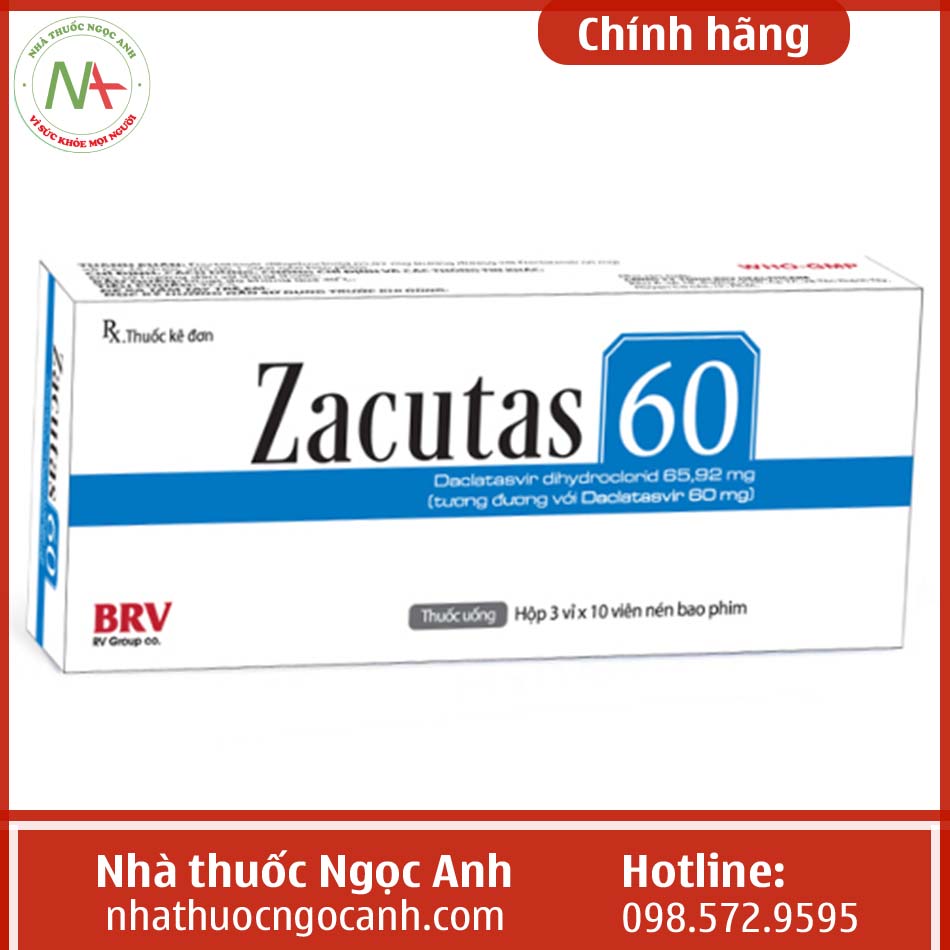 Hộp thuốc Zacutas 60