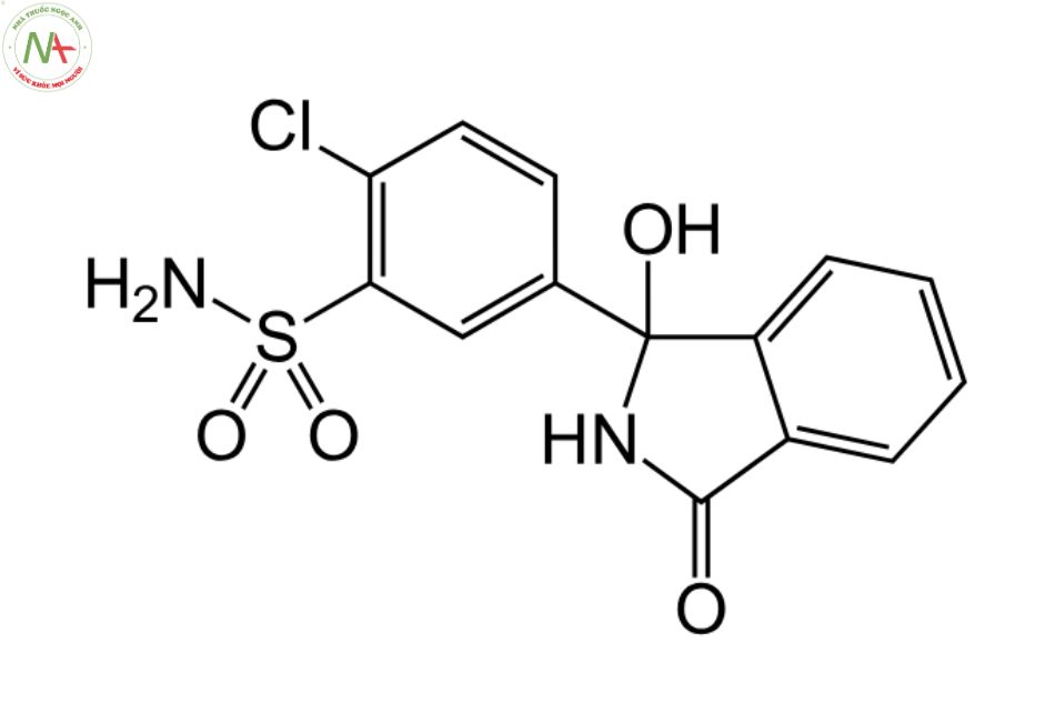 Cấu trúc phân tử Chlorthalidone 