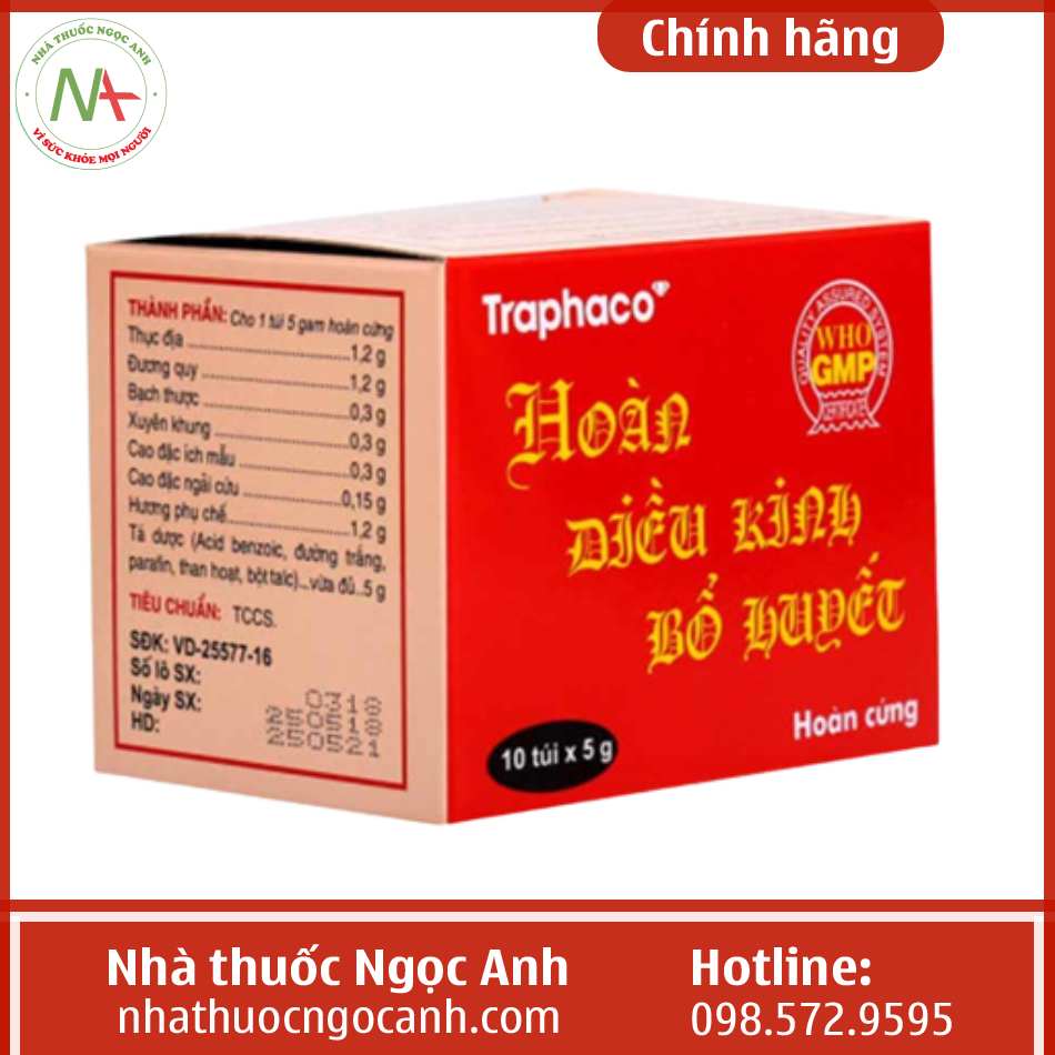 hoàn điều kinh bổ huyết