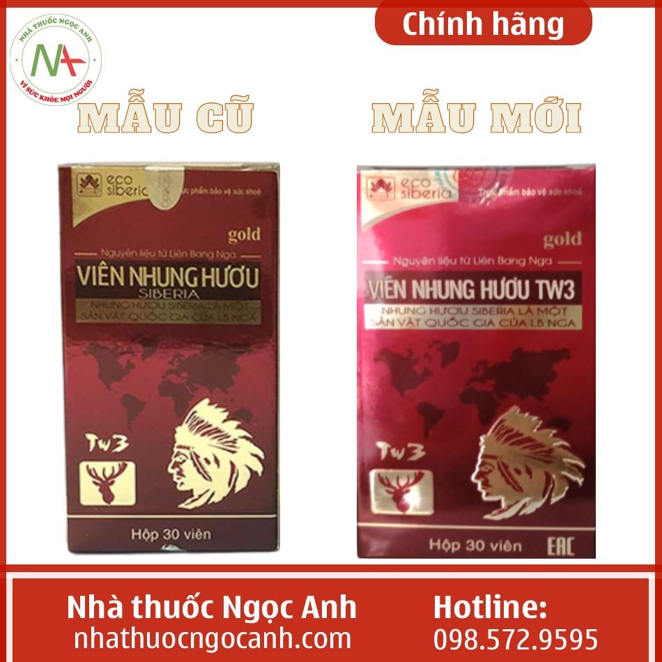 mẫu mới viên nhung hươu tw3