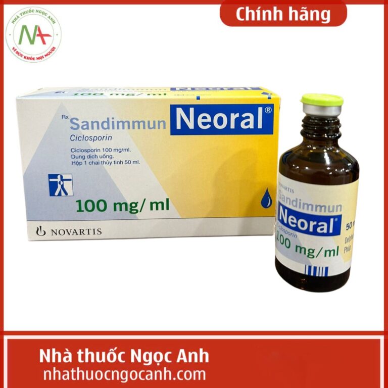 Thuốc Sandimmun Neoral 100mg/ml mua ở đâu, giá bao nhiêu?
