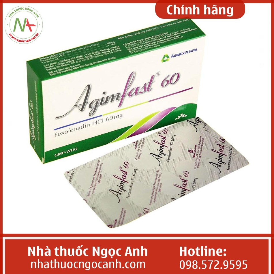 Hình ảnh thuốc Agimfast 60