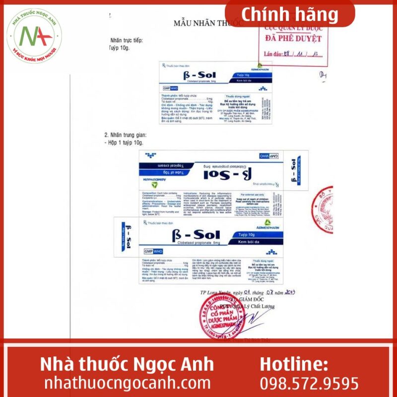 Bsol Inj Thuốc B-Sol có tác dụng gì? Giá bao nhiêu? Mua ở đâu