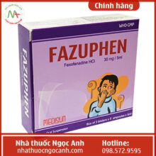 Thuốc Fazuphen 30mg/5ml là thuốc gì? Giá bao nhiêu? Mua ở đâu