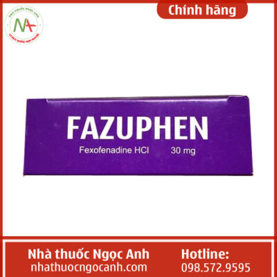 Thuốc Fazuphen 30mg/5ml là thuốc gì? Giá bao nhiêu? Mua ở đâu