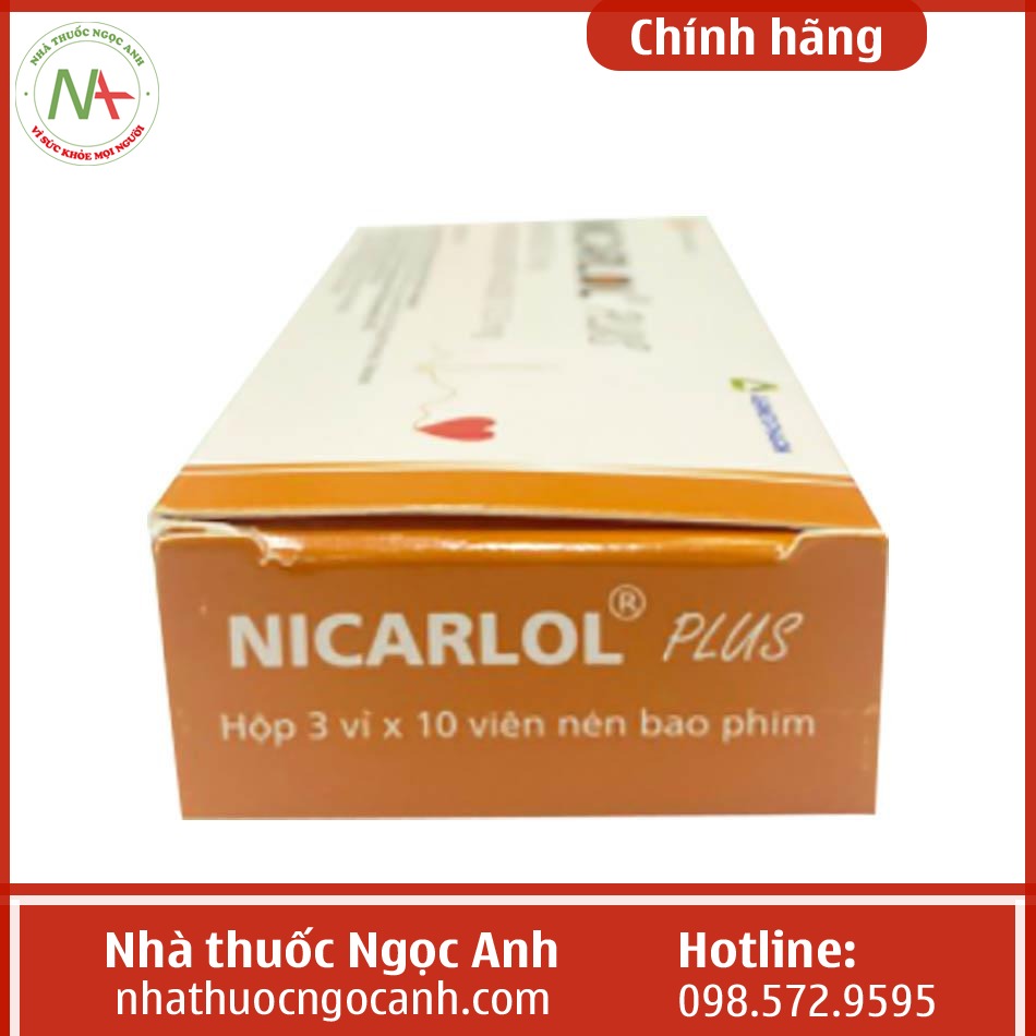 Tác dụng của thuốc Nicarlol Plus