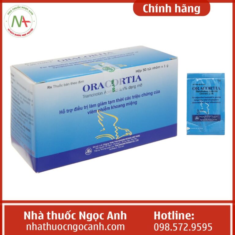 Thuốc Oracortia (gói) là thuốc gì?