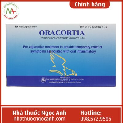 Thuốc Oracortia (gói) là thuốc gì?