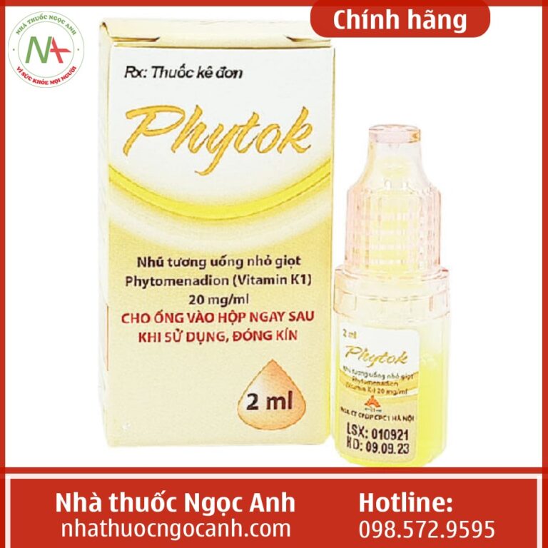 Thuốc Phytok 2ml có tác dụng gì?