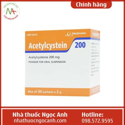 Acetylcystein 200 Imexpharm