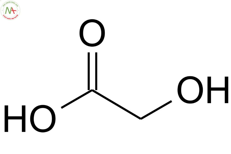 Cấu trúc phân tử Acid Glycolic 