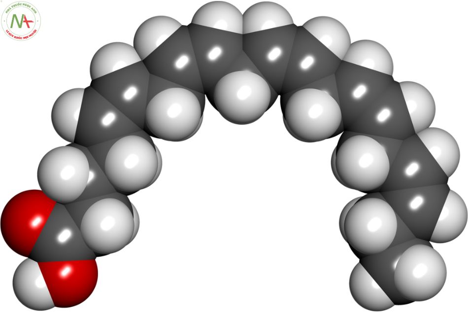 Cấu trúc phân tử Acid eicosapentaenoic