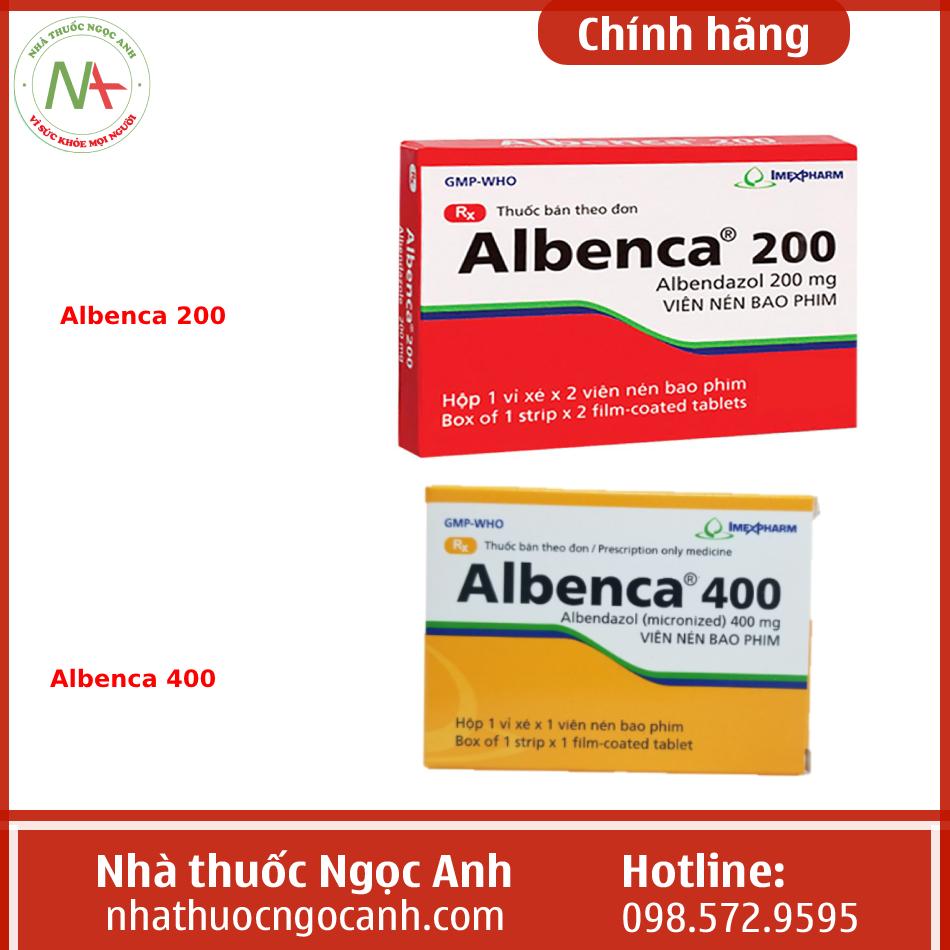 Albenca 200 và Albenca 400