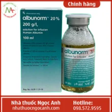 Hộp thuốc Albunorm 20% 100ml