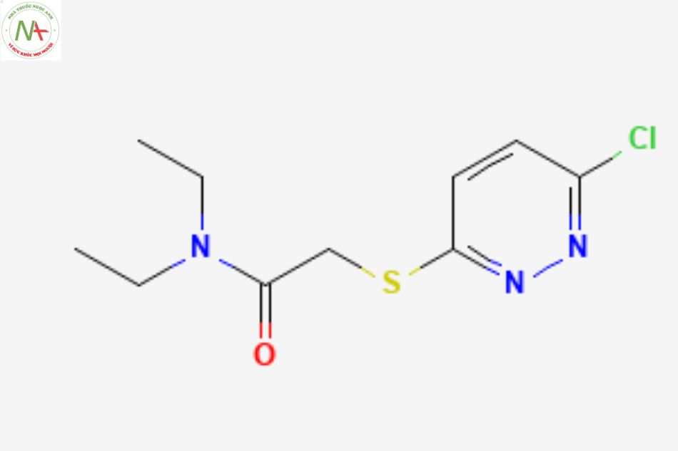 Cấu trúc phân tử Azintamide 
