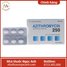 Hộp Azithromycin 250 DHG