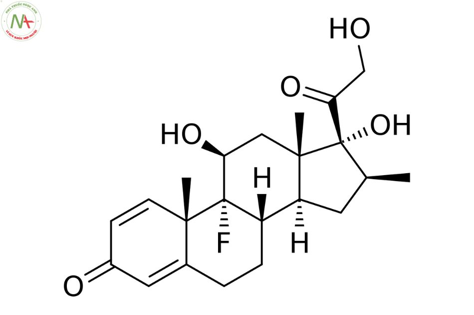 Cấu trúc phân tử Betamethasone 