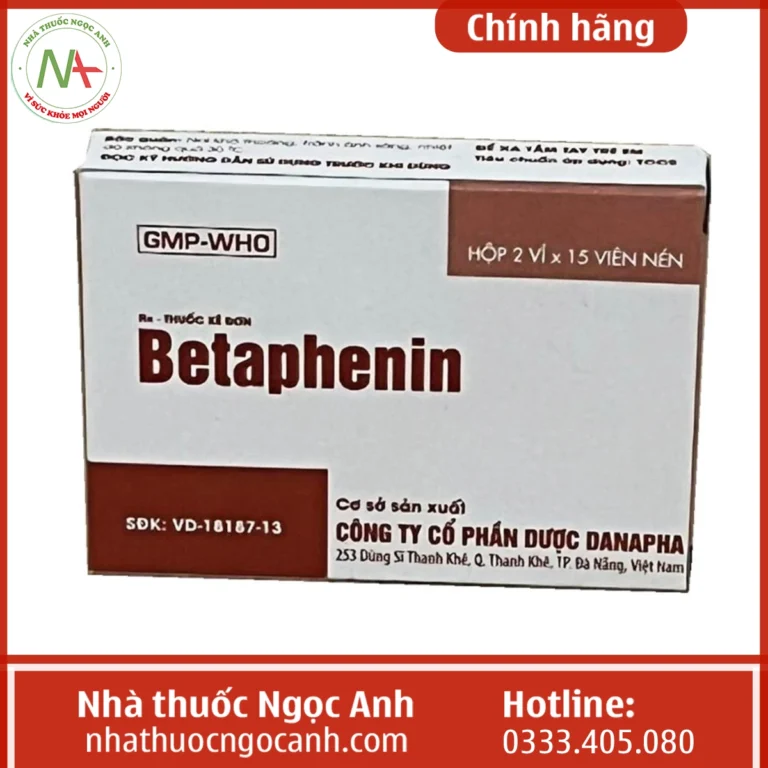 Hộp thuốc Betaphenin