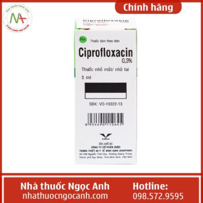 Ciprofloxacin 0,3% Bidiphar (2)