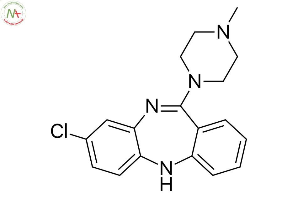 Cấu trúc phân tử Clozapine 