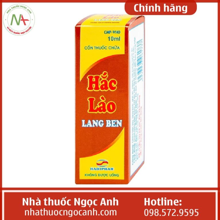 Cồn thuốc chữa Hắc Lào Lang Ben