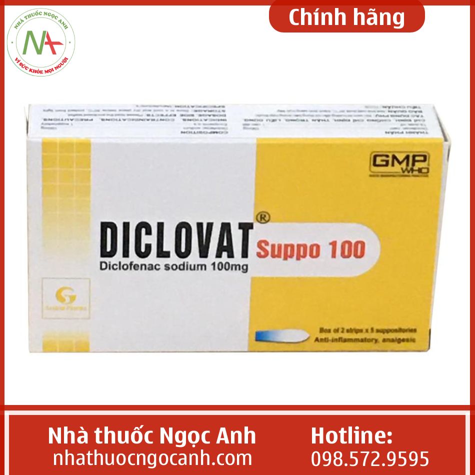 Diclovat Suppo 100