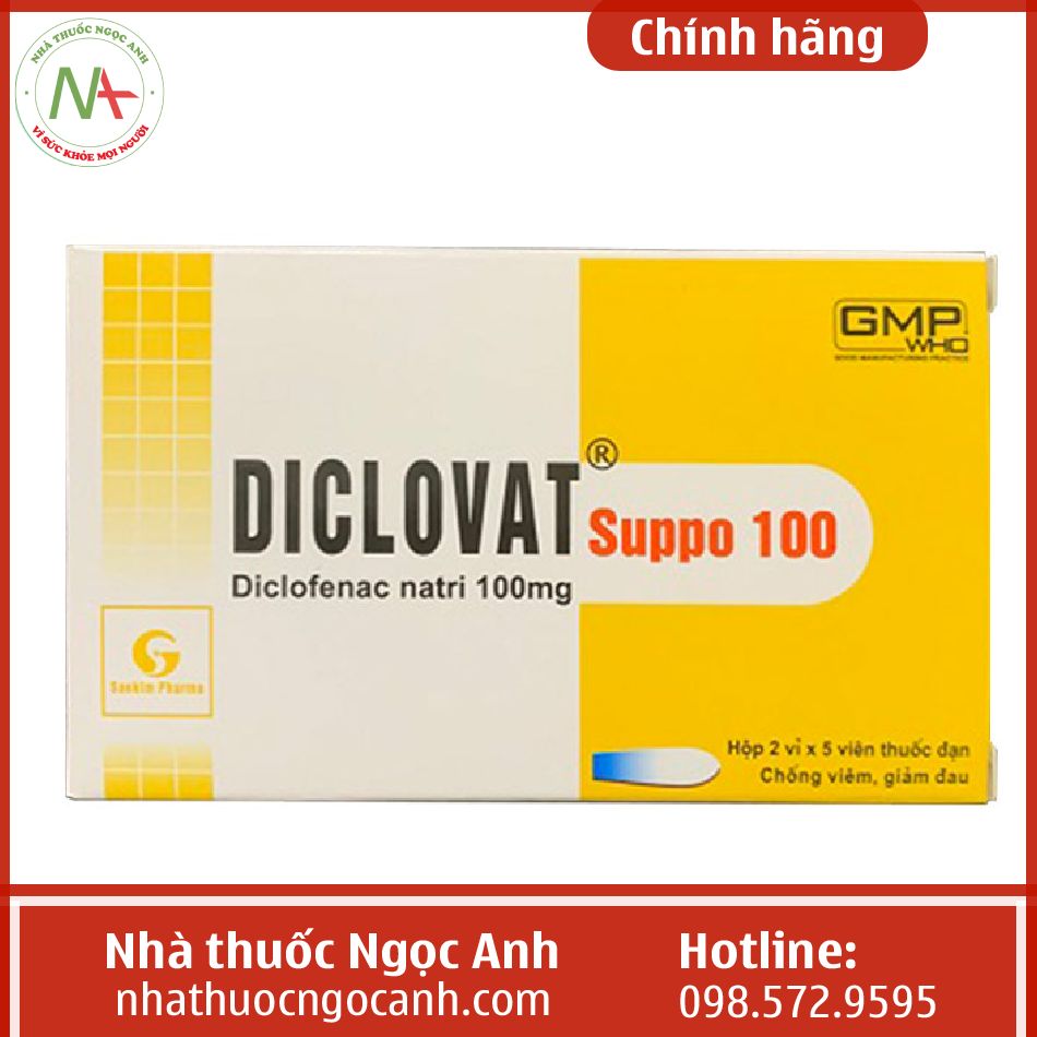 Diclovat Suppo 100