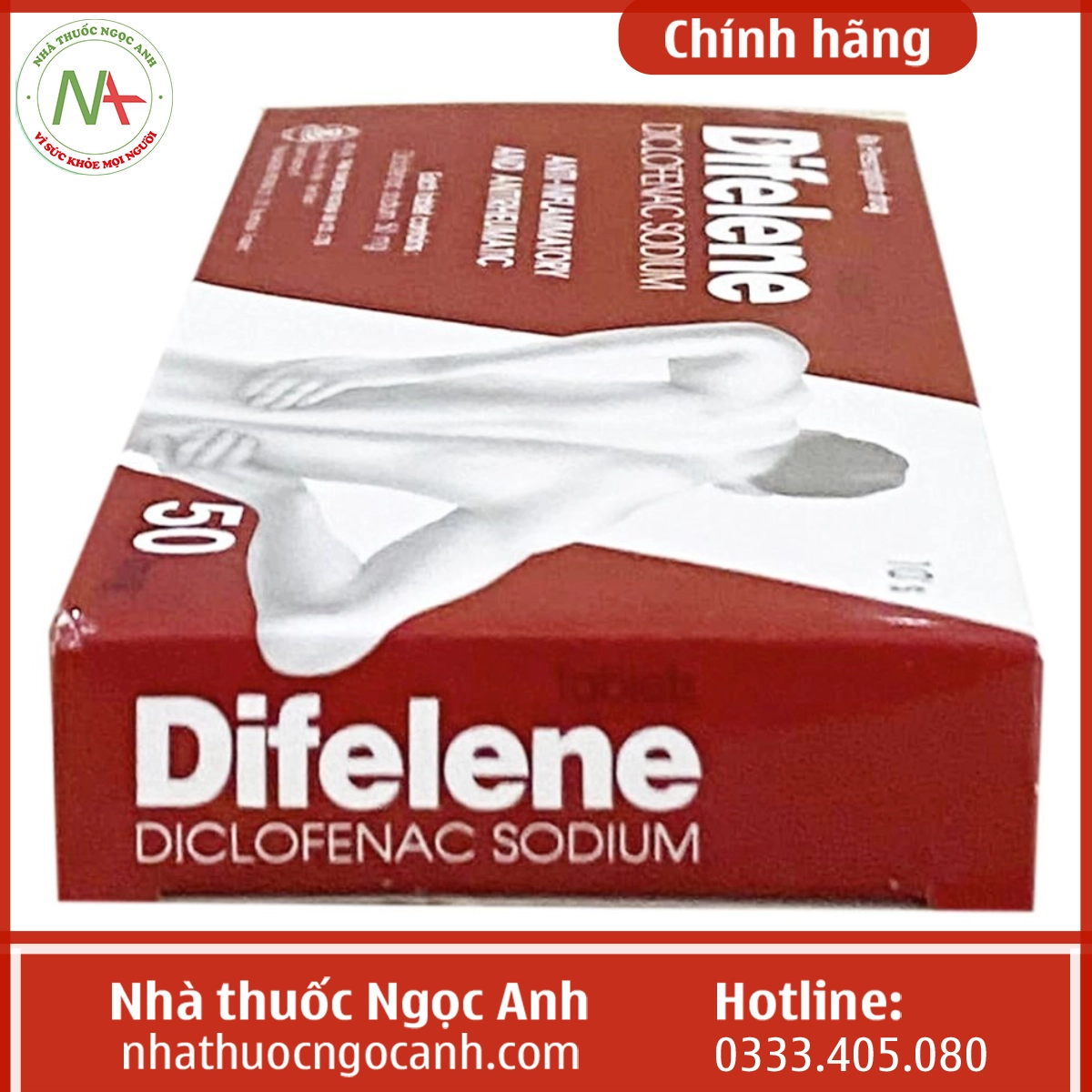 Hộp thuốc Difelene 50mg