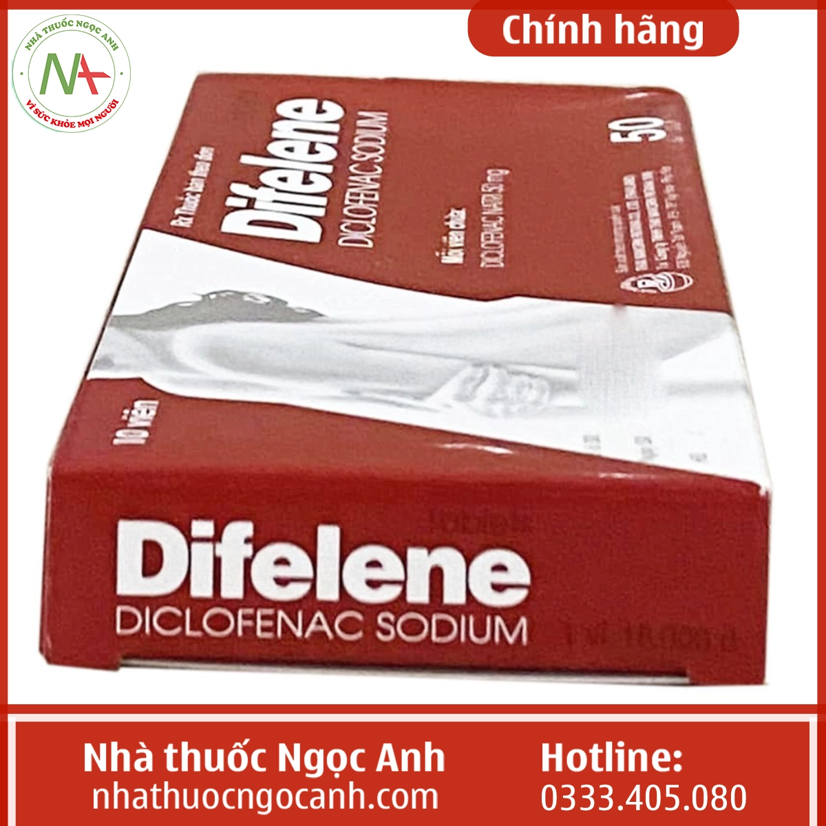 Hộp thuốc Difelene 50mg