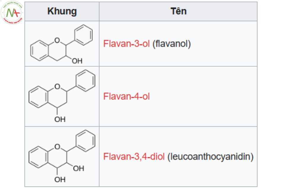 Cấu trúc phân tử Flavan