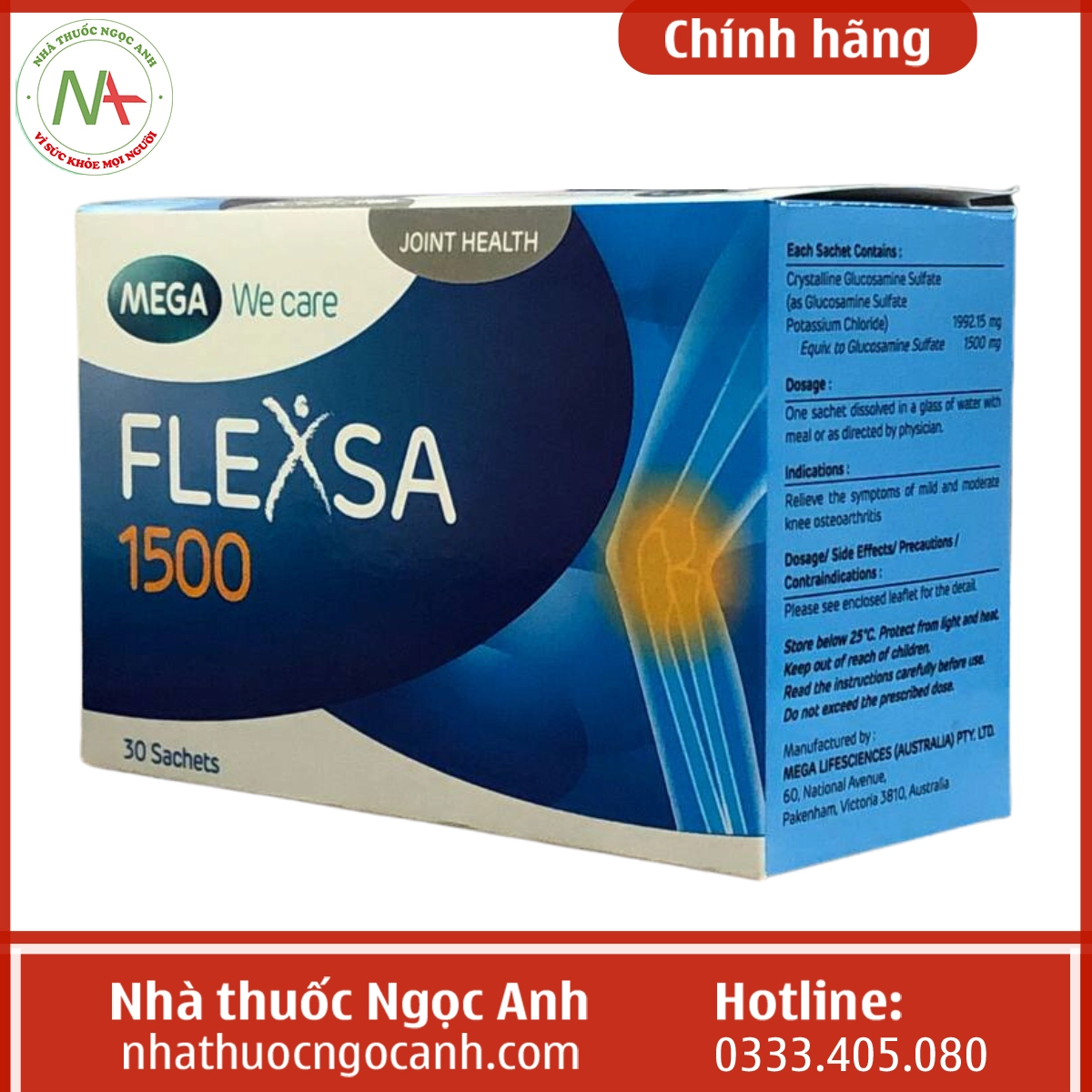 Hộp thuốc Flexsa 1500