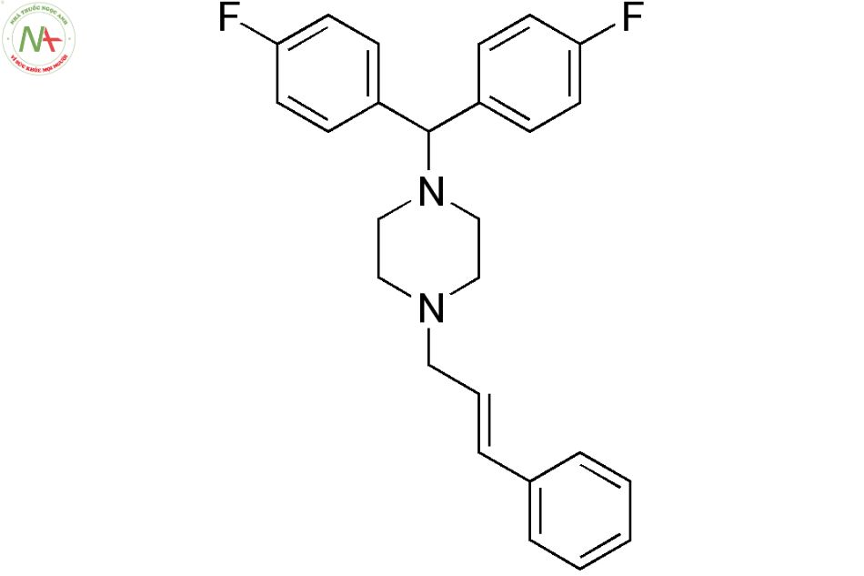 Cấu trúc phân tử Flunarizine 