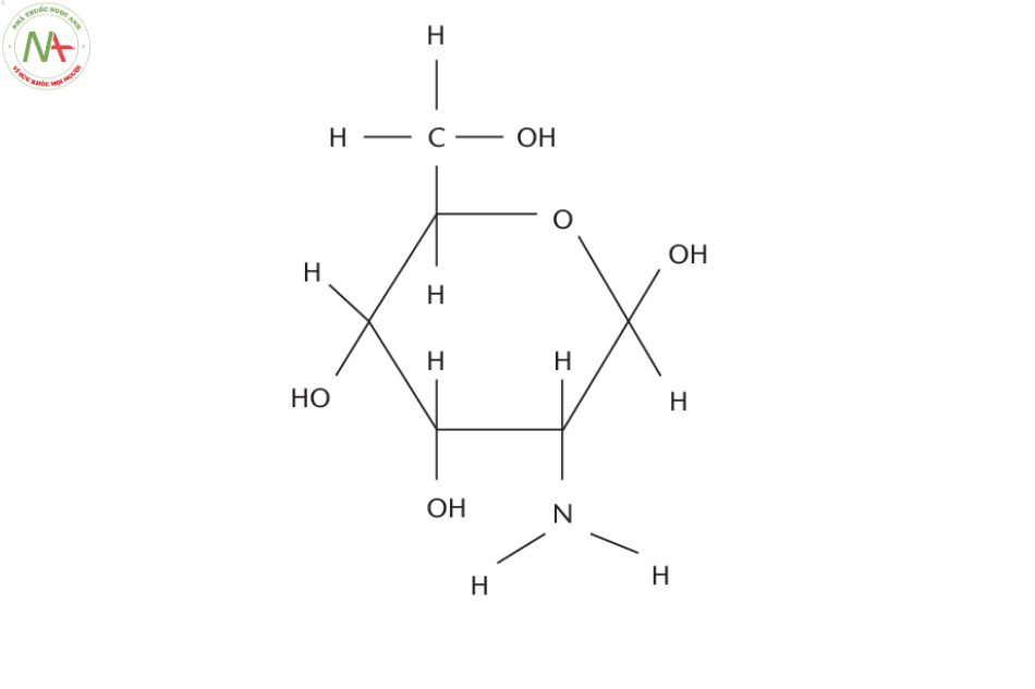 Cấu trúc phân tử Glucosamine 