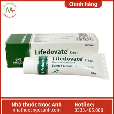 Hộp thuốc Lifedovate Cream