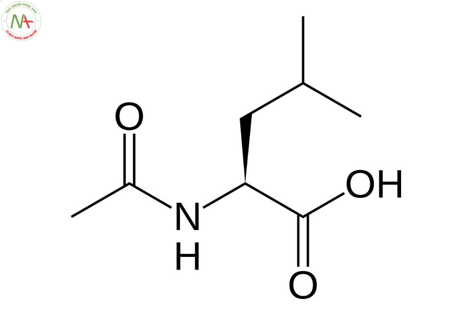 Cấu trúc phân tử N-Acetyl-DL-Leucine