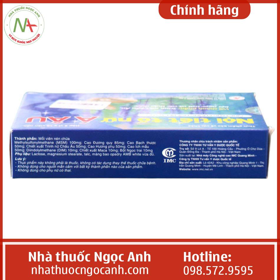 Nội tiết tố nữ Á Âu