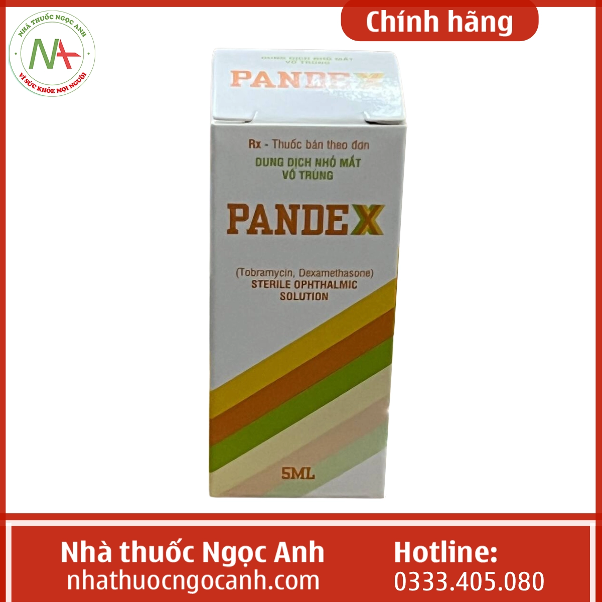 Hộp thuốc Pandex 5ml