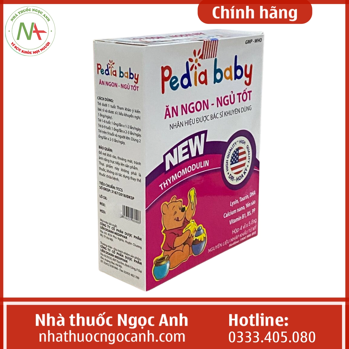 Hộp Pedia Baby Ăn Ngon – Ngủ Tốt